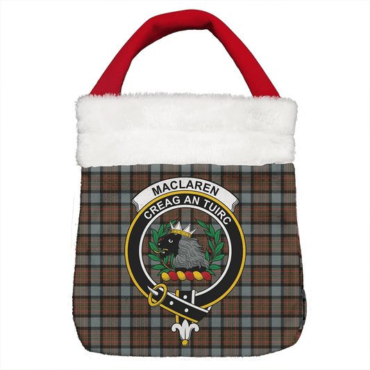 MacLaren Weathered Tartan Crest Christmas Gift Bag