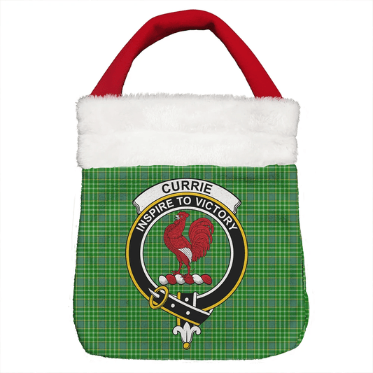 Currie Tartan Crest Christmas Gift Bag