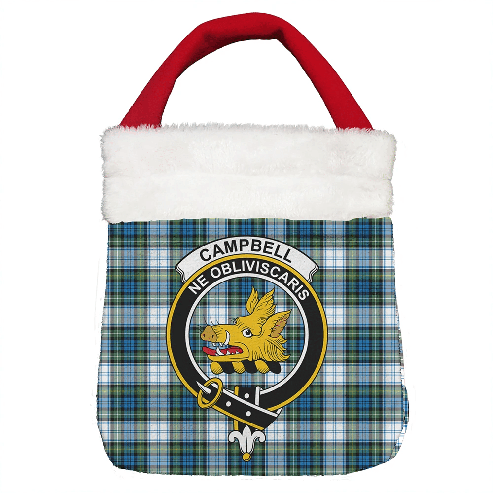 Campbell Dress Ancient Tartan Crest Christmas Gift Bag