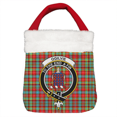 Ogilvie Tartan Crest Christmas Gift Bag