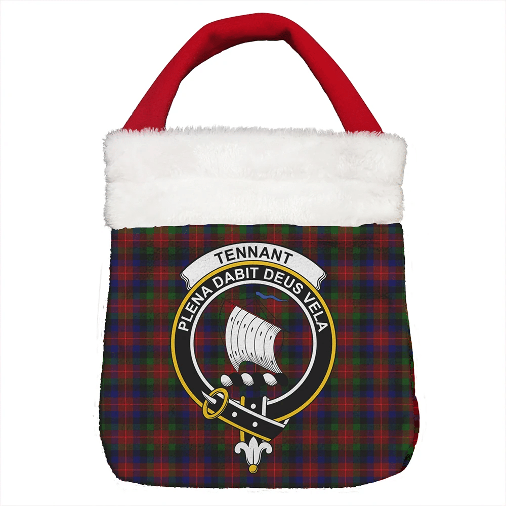 Tennant Tartan Crest Christmas Gift Bag