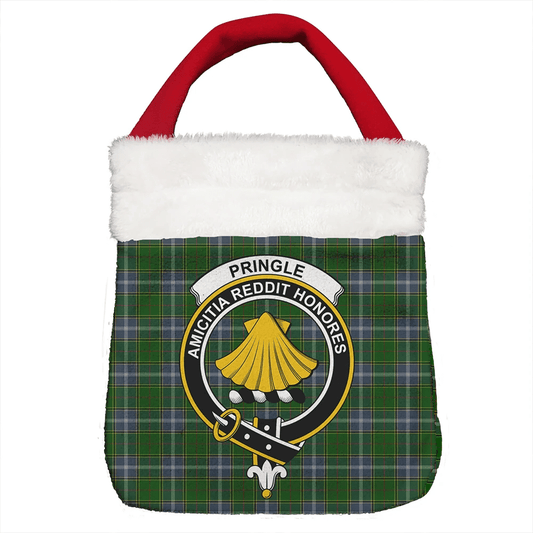 Pringle Tartan Crest Christmas Gift Bag