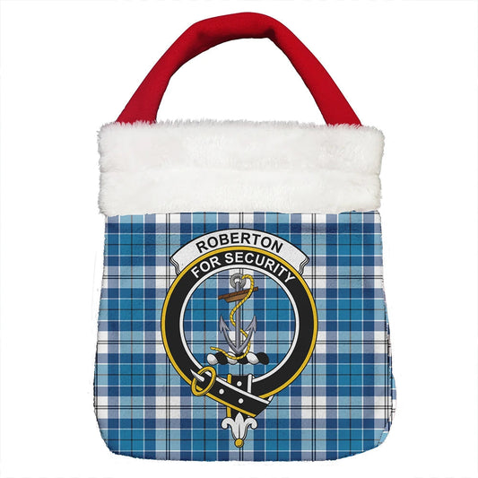 Roberton Tartan Crest Christmas Gift Bag