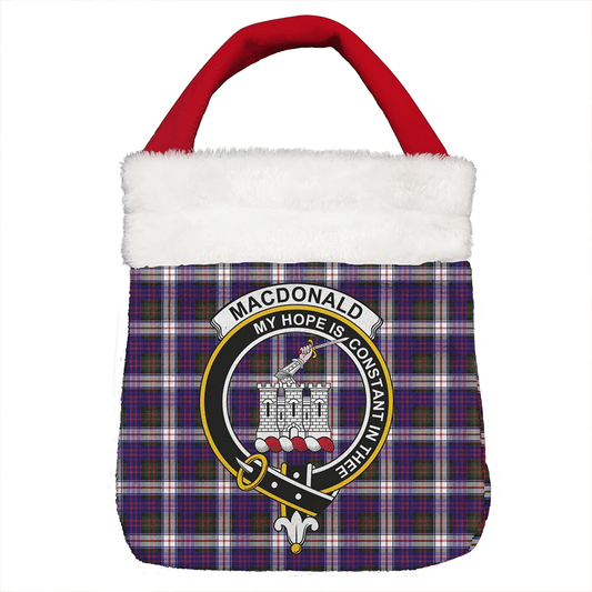 MacDonald Dress Modern Tartan Crest Christmas Gift Bag