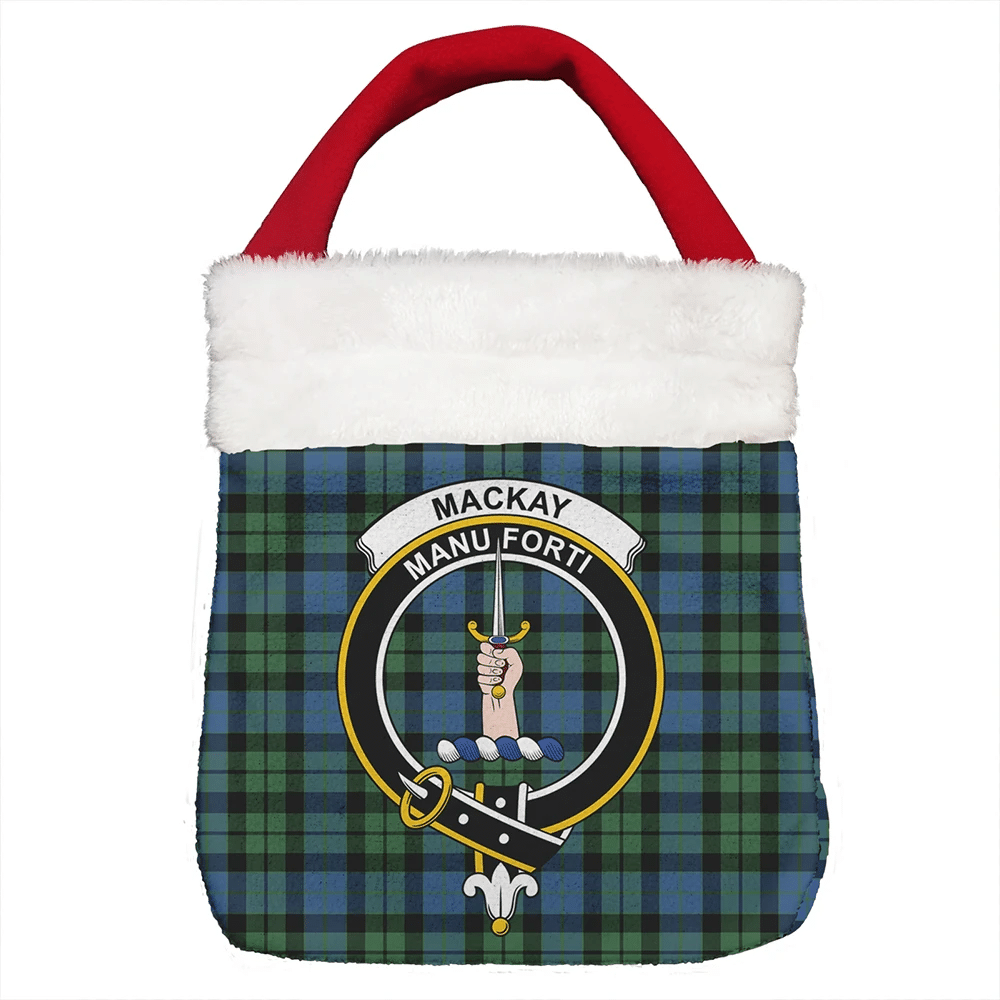 MacKay Ancient Tartan Crest Christmas Gift Bag