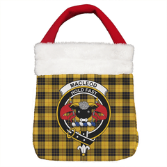 MacLeod of Lewis Ancient Tartan Crest Christmas Gift Bag