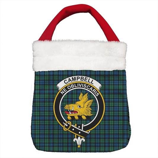 Campbell Ancient 02 Tartan Crest Christmas Gift Bag