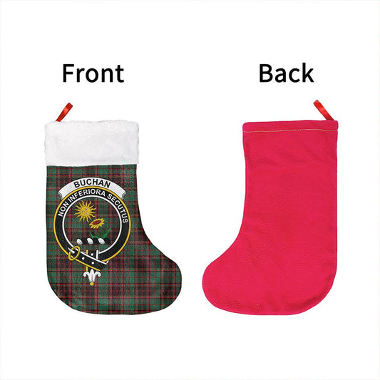 Buchan Ancient Tartan Classic Crest Christmas Sock