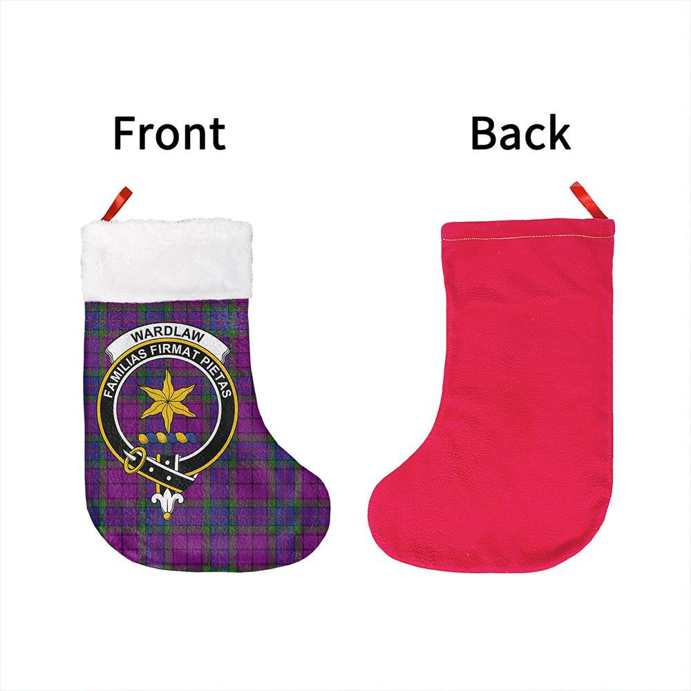 Wardlaw Modern Tartan Classic Crest Christmas Sock