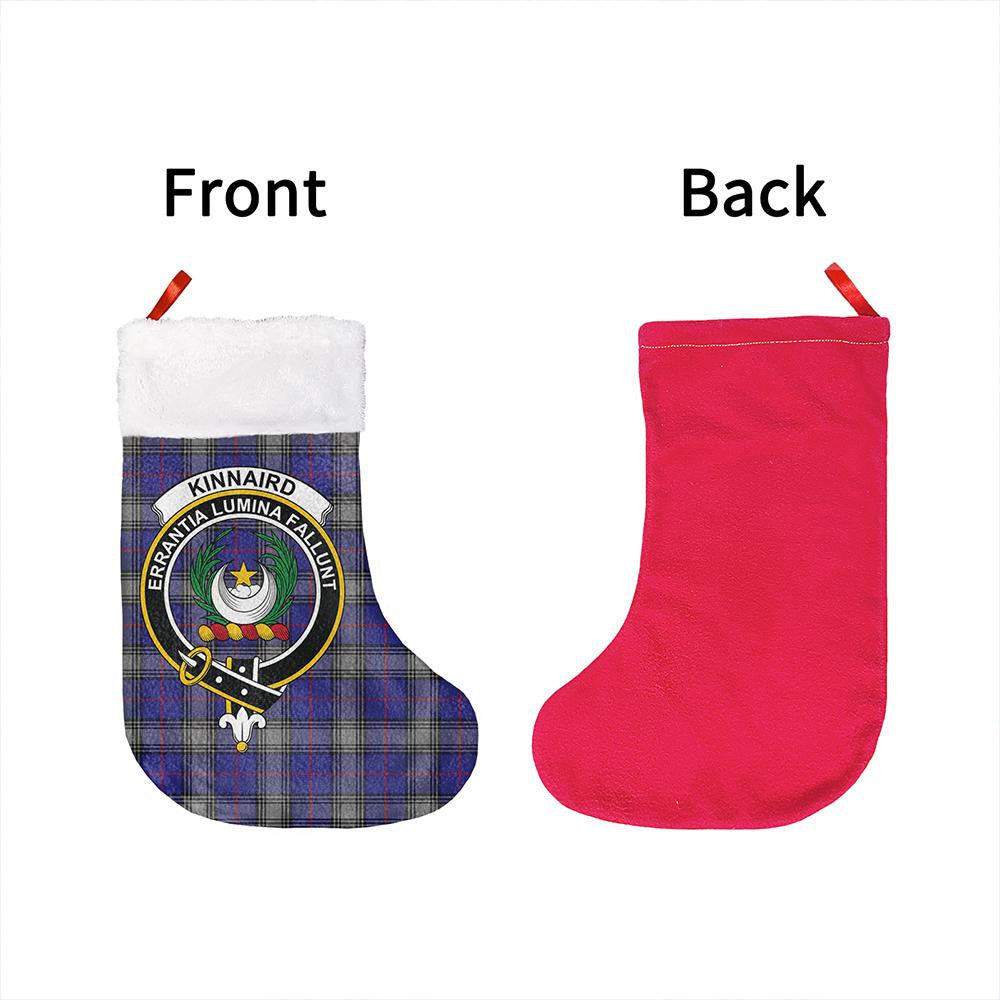 Kinnaird Tartan Classic Crest Christmas Sock