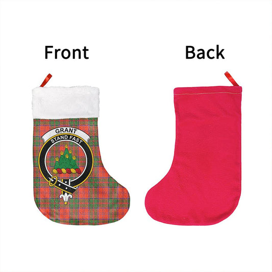 Grant Ancient Tartan Classic Crest Christmas Sock