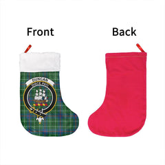 Duncan Ancient Tartan Classic Crest Christmas Sock