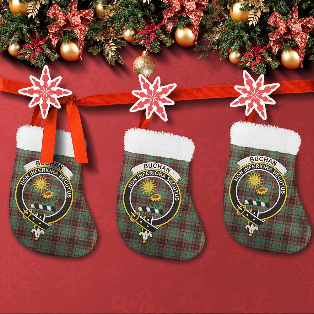 Buchan Ancient Tartan Classic Crest Christmas Sock