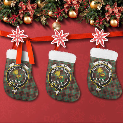 Buchan Ancient Tartan Classic Crest Christmas Sock