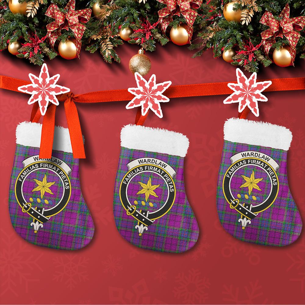Wardlaw Modern Tartan Classic Crest Christmas Sock