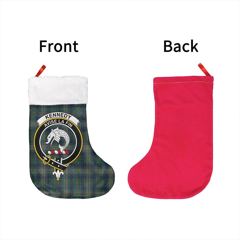 Kennedy Modern Tartan Classic Crest Christmas Sock