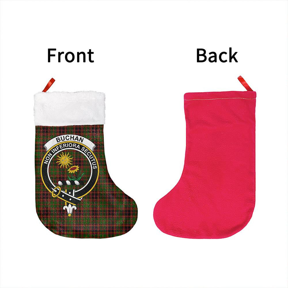 Buchan Modern Tartan Classic Crest Christmas Sock