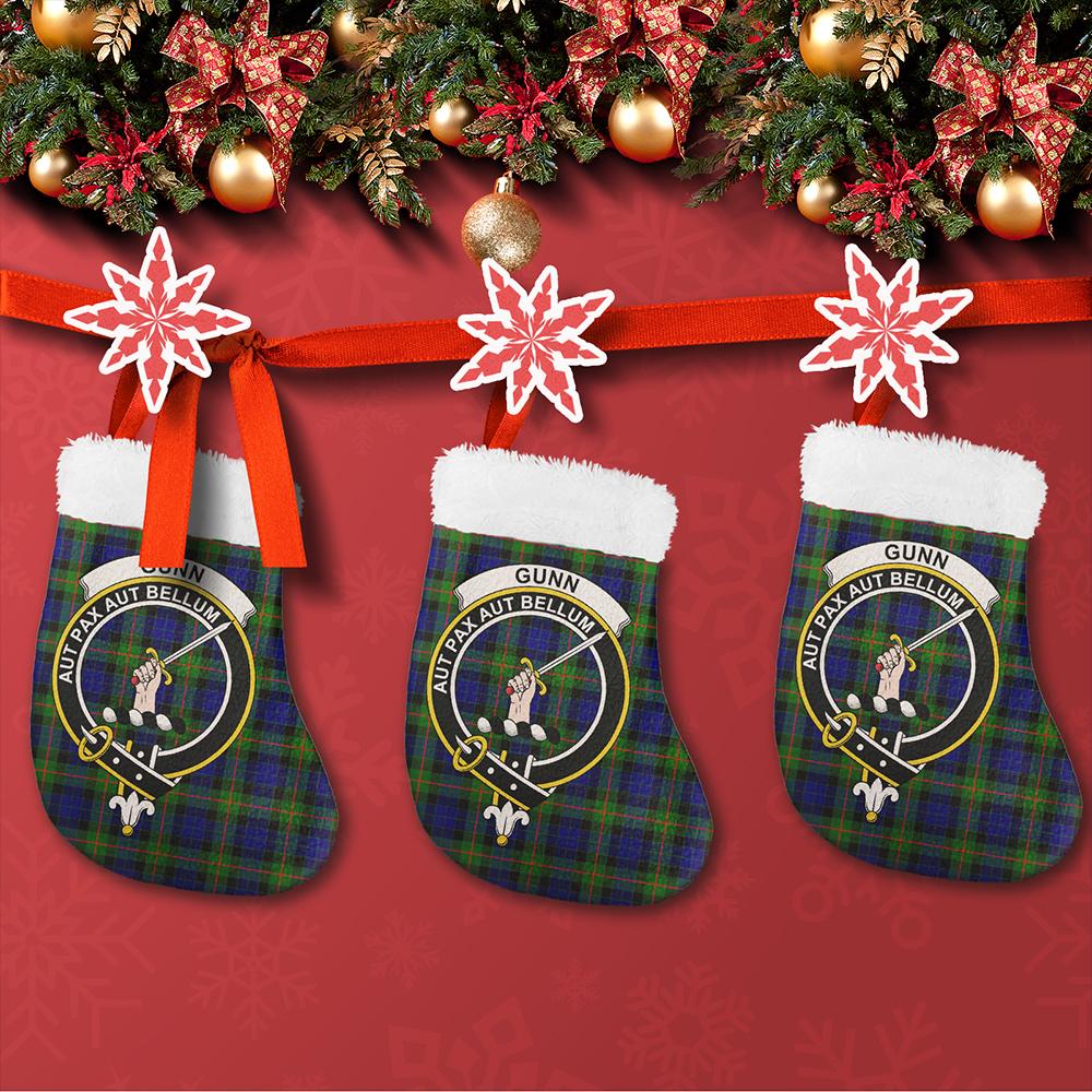 Gunn Modern Tartan Classic Crest Christmas Sock