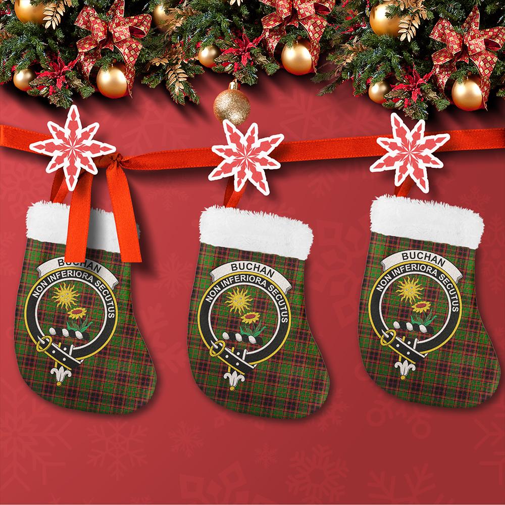 Buchan Modern Tartan Classic Crest Christmas Sock