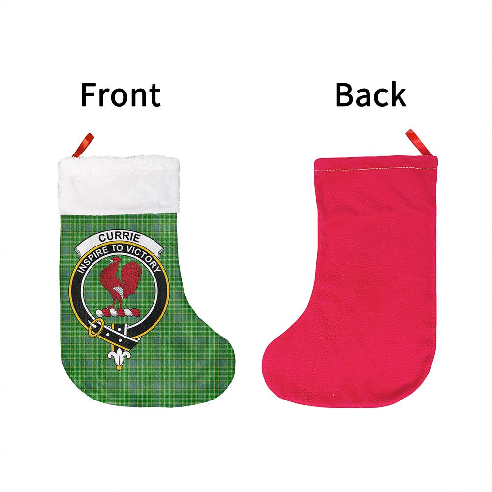 Currie Tartan Classic Crest Christmas Sock