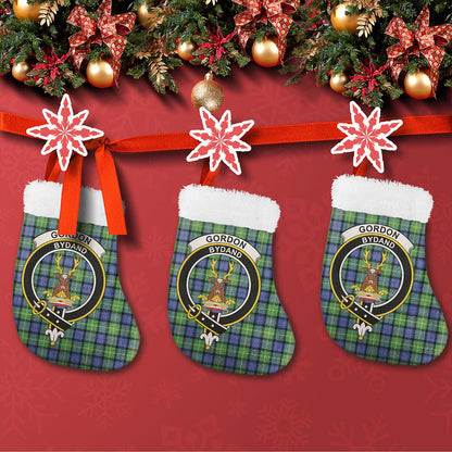 Gordon Old Ancient Tartan Classic Crest Christmas Sock