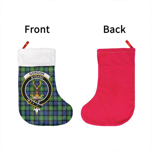 Gordon Old Ancient Tartan Classic Crest Christmas Sock