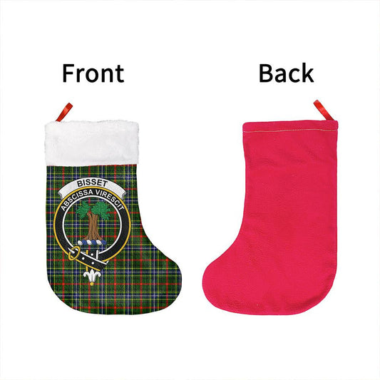 Bisset Tartan Classic Crest Christmas Sock