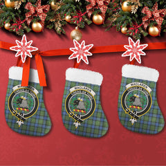 MacLaren Ancient Tartan Classic Crest Christmas Sock