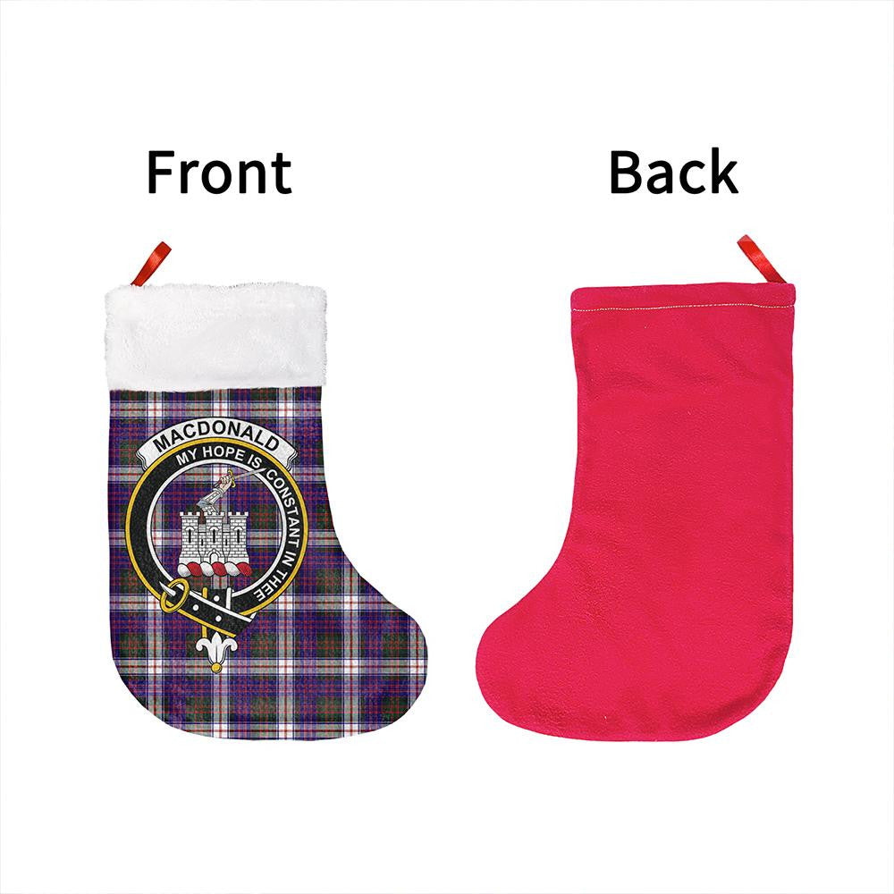 MacDonald Dress Modern Tartan Classic Crest Christmas Sock