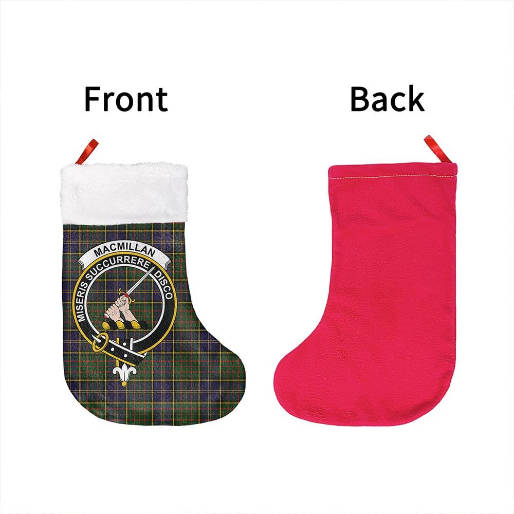 MacMillan Hunting Modern Tartan Classic Crest Christmas Sock