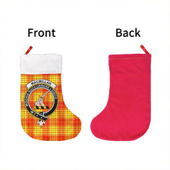 MacMillan Clan Tartan Classic Crest Christmas Sock