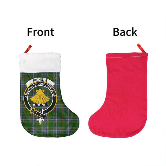 Pringle Tartan Classic Crest Christmas Sock