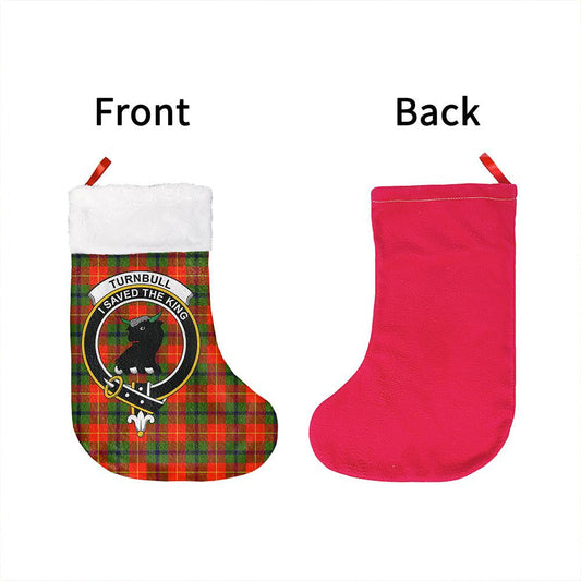 Turnbull Dress Tartan Classic Crest Christmas Sock