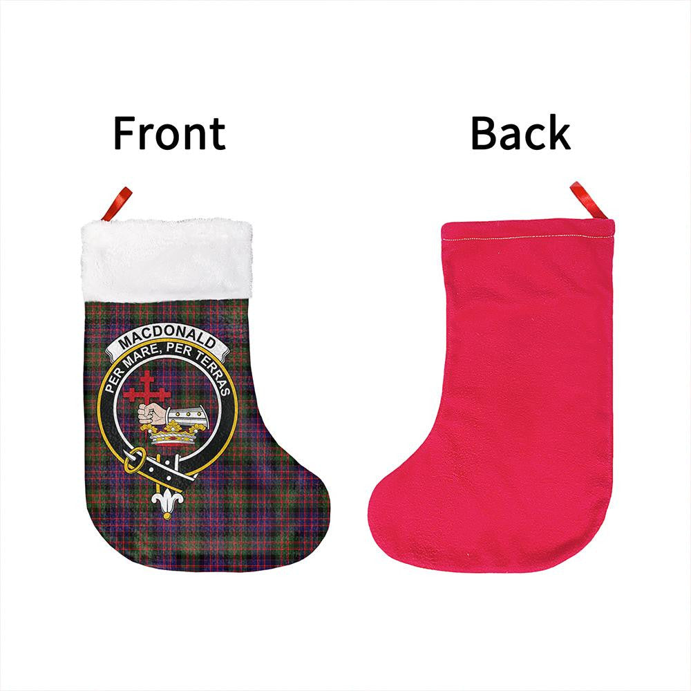 MacDonald Modern Tartan Classic Crest Christmas Sock