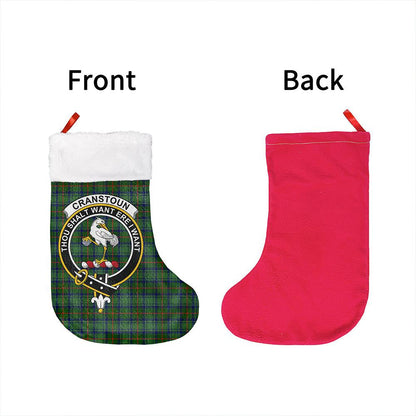 Cranstoun Tartan Classic Crest Christmas Sock