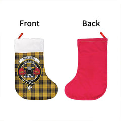 MacLeod of Lewis Ancient Tartan Classic Crest Christmas Sock