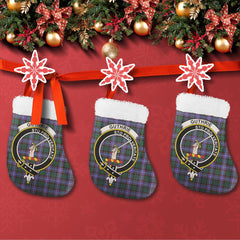 Guthrie Modern Tartan Classic Crest Christmas Sock