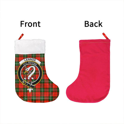 Lennox Modern Tartan Classic Crest Christmas Sock