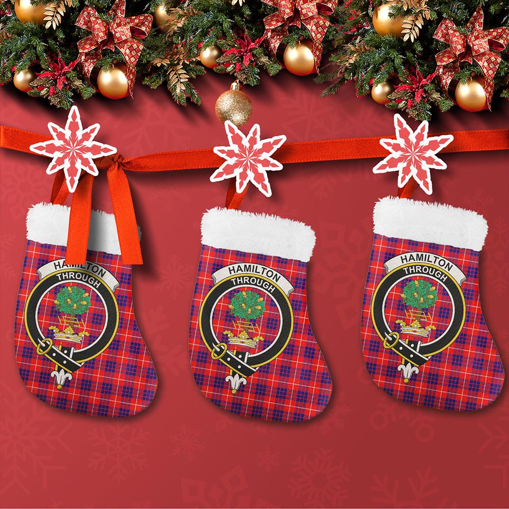 Hamilton Modern Tartan Classic Crest Christmas Sock