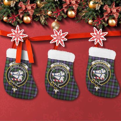 Galbraith Modern Tartan Classic Crest Christmas Sock