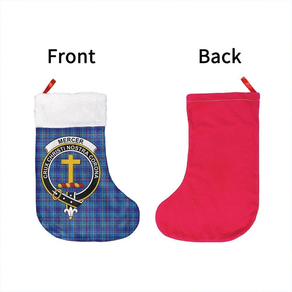 Mercer Modern Tartan Classic Crest Christmas Sock