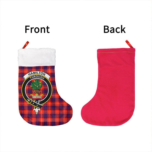 Hamilton Modern Tartan Classic Crest Christmas Sock