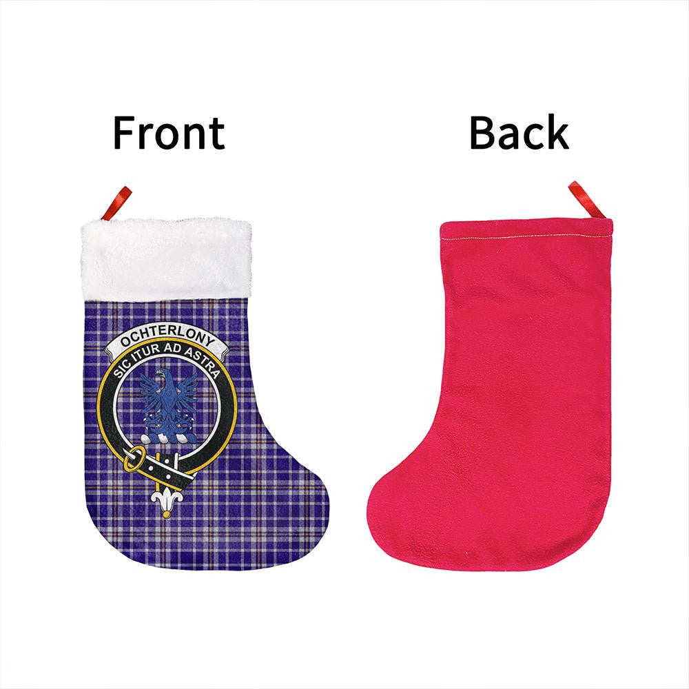 Ochterlony Tartan Classic Crest Christmas Sock