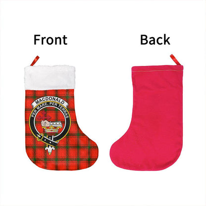 MacDonald of Sleat Tartan Classic Crest Christmas Sock