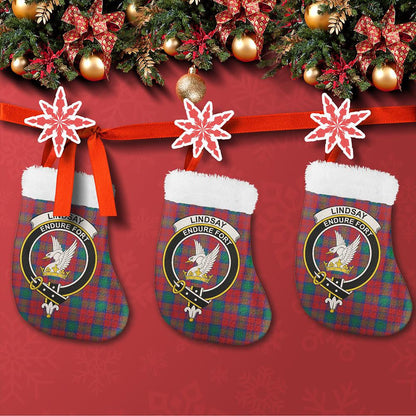 Lindsay Modern Tartan Classic Crest Christmas Sock