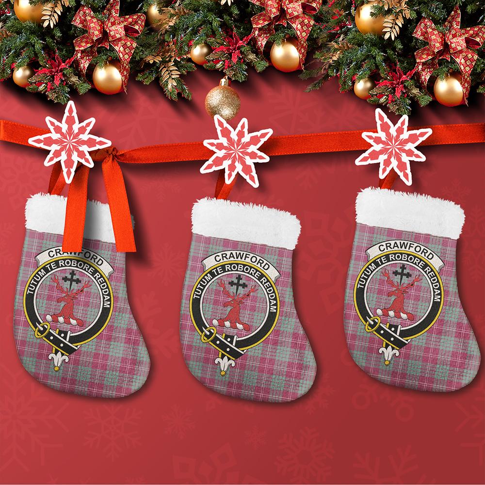 Crawford Ancient Tartan Classic Crest Christmas Sock