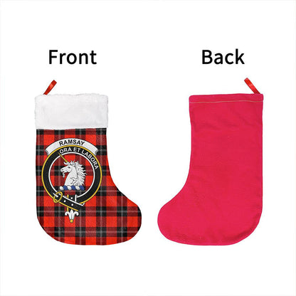 Ramsay Modern Tartan Classic Crest Christmas Sock