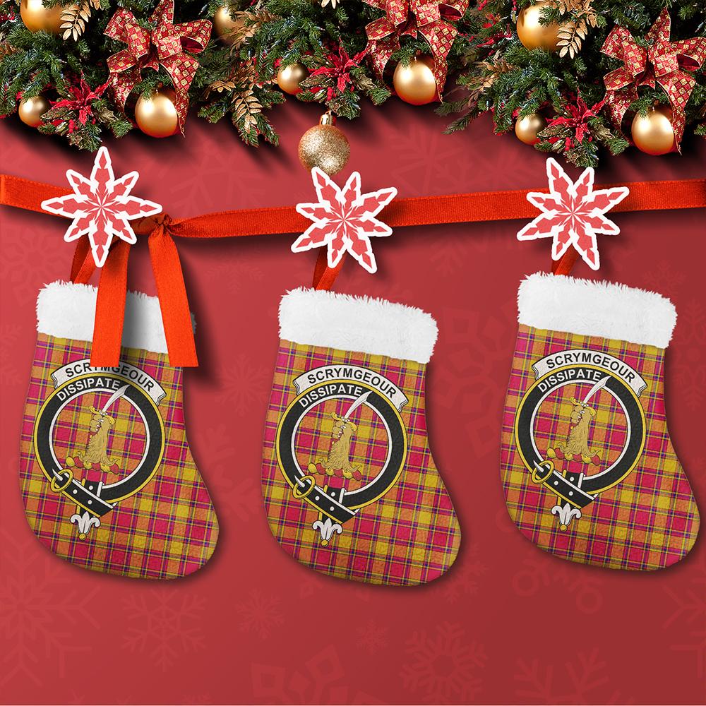 Scrymgeour Tartan Classic Crest Christmas Sock