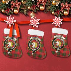 Stewart of Appin Modern Tartan Classic Crest Christmas Sock