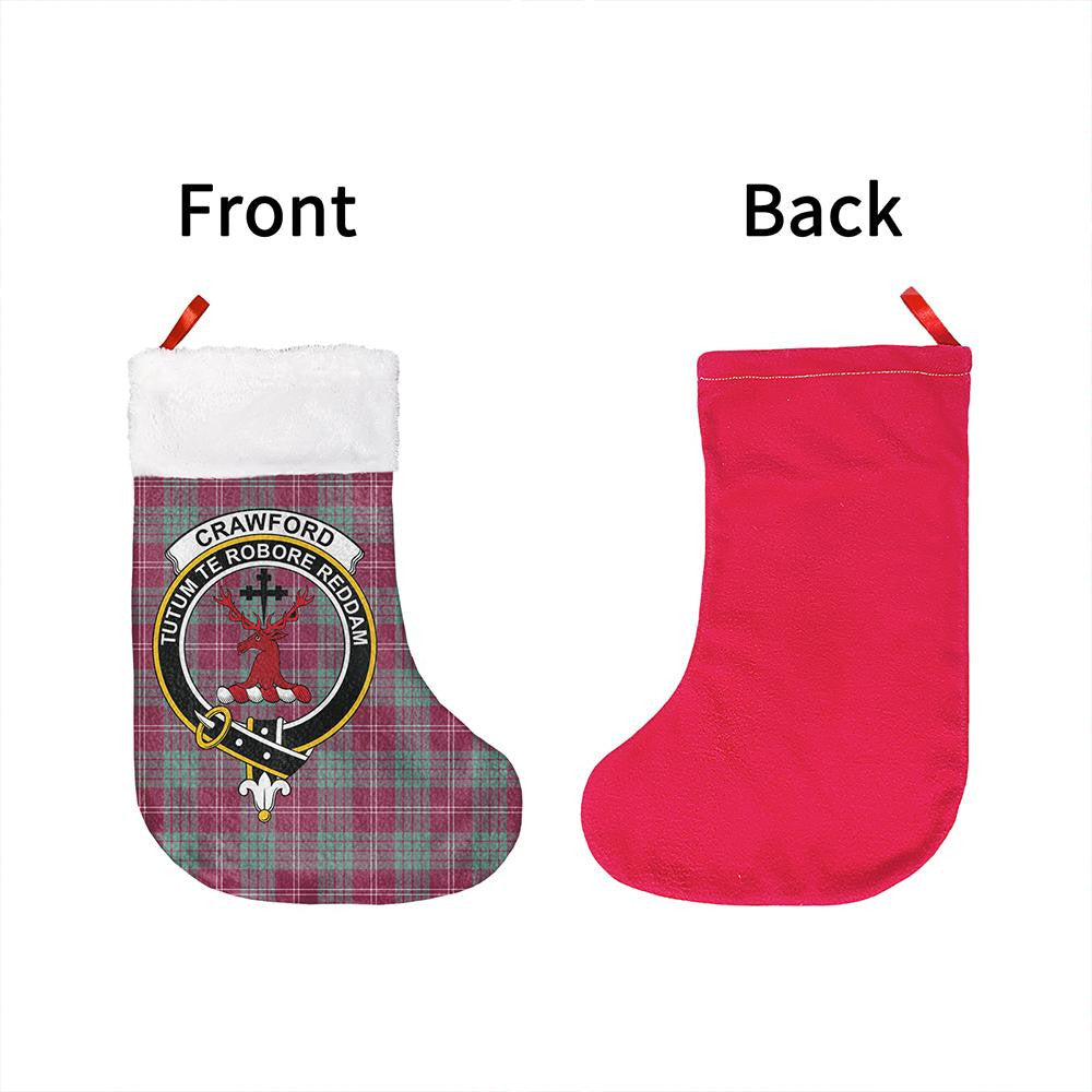 Crawford Ancient Tartan Classic Crest Christmas Sock